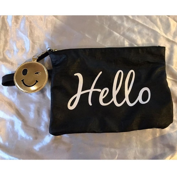 “hello” makeup bag/pouch - Picture 1 of 3